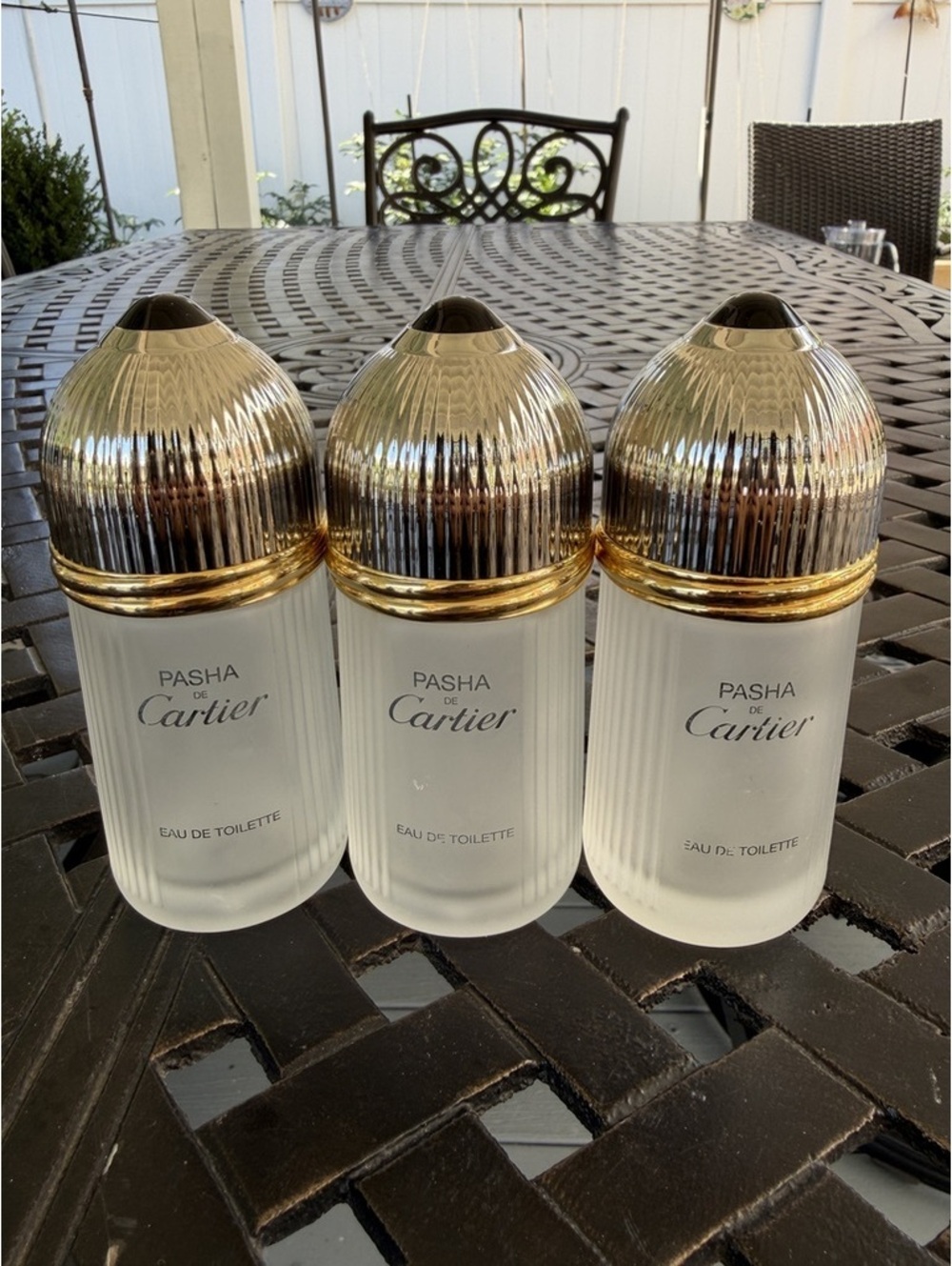 Cartier Pasha Eau de Toilette 3-Pack Empty